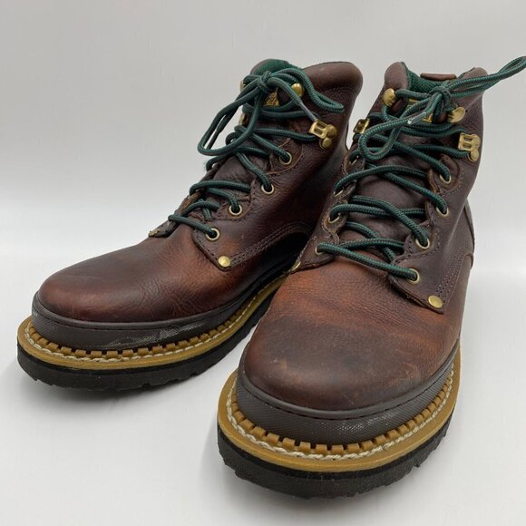 Georgia Giant Boots G6274 6" Brown Men's Size 10M - Picture 1 of 12